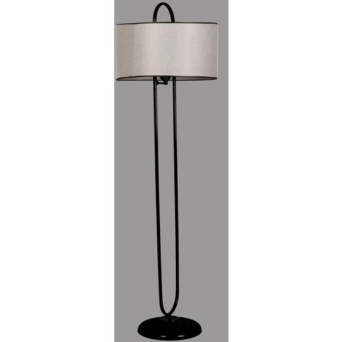 Elips lambader siyah ayak hasır gri abajurlu Black
Grey Floor Lamp slika 3
