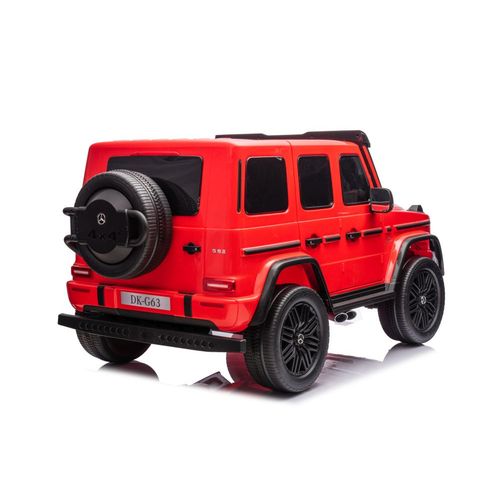 Licencirani auto na akumulator Mercedes G63 XXL 4x4 - dvosjed - crveni slika 10