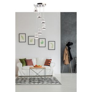 Prenses8727-2 Chrome Chandelier