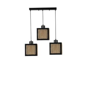 Kumsal 8701-5 Rattan
Black Chandelier