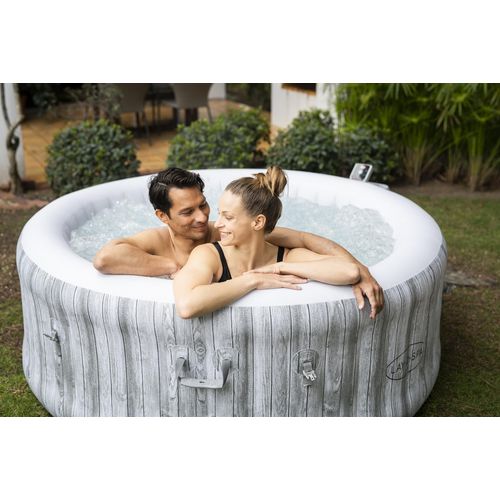 Masažni bazen-Jacuzzi na napuhavanje Bestway 180*66cm - sivi slika 15