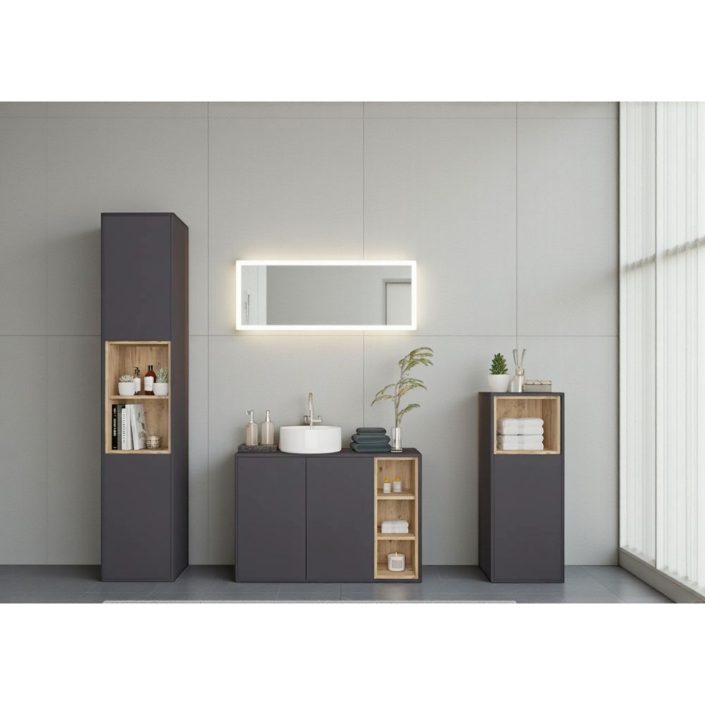 Kupatilski set Kalina, Atlantic/Antracit boja slika 2