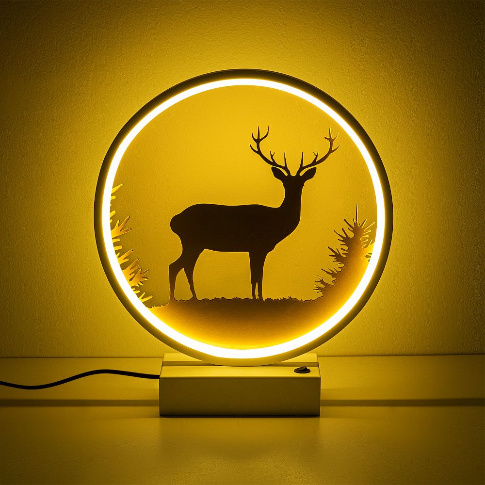 XMAS15 Bijela Zlatna Stolna Lampa slika 6