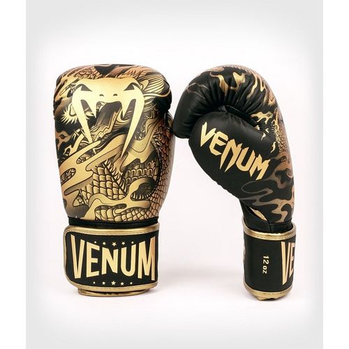 Venum Dragons Flight Rukavice za Boks Crno/Bronza 16 Oz slika 1