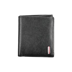 TOMMY HILFIGER BLACK MEN'S WALLET