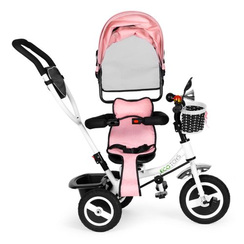 Ecotoys tricikl, pink  slika 3