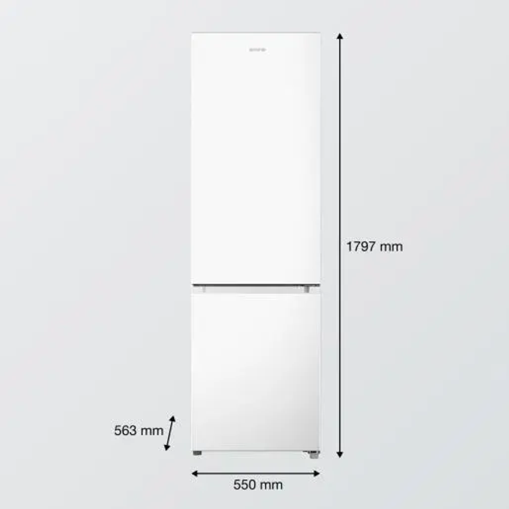 GORENJE Kombinovani frižider NRK418EEW4 / 255 l slika 2