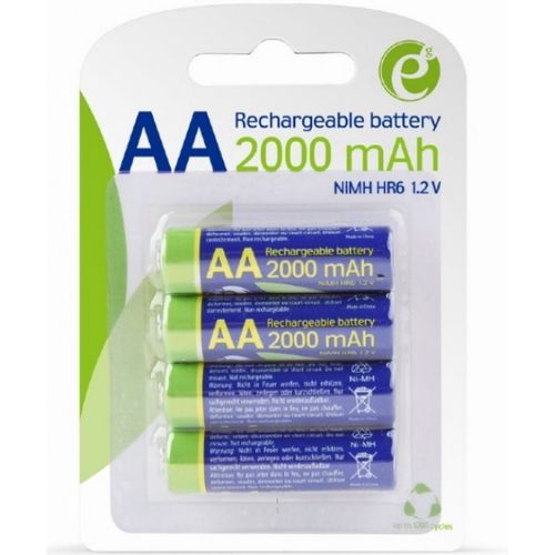 EG-BA-AA20R4-01 ENERGENIE 2000mAh AA, PAK4 CK, ready-to-use PUNJIVE NiM baterije (rec slika 2