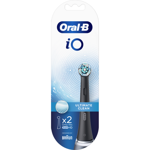 Oral-B iO Ultimate Clean Black 2pcs Zamenski nastavak za električnu četkicu (2 kom)  slika 1