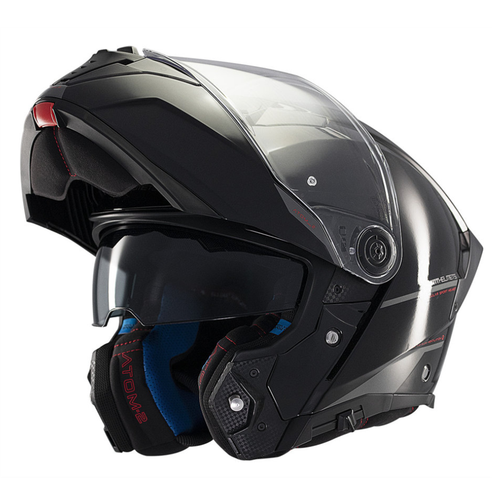 MT Helmets Atom 2 SV Solid A1 Gloss Black slika 3