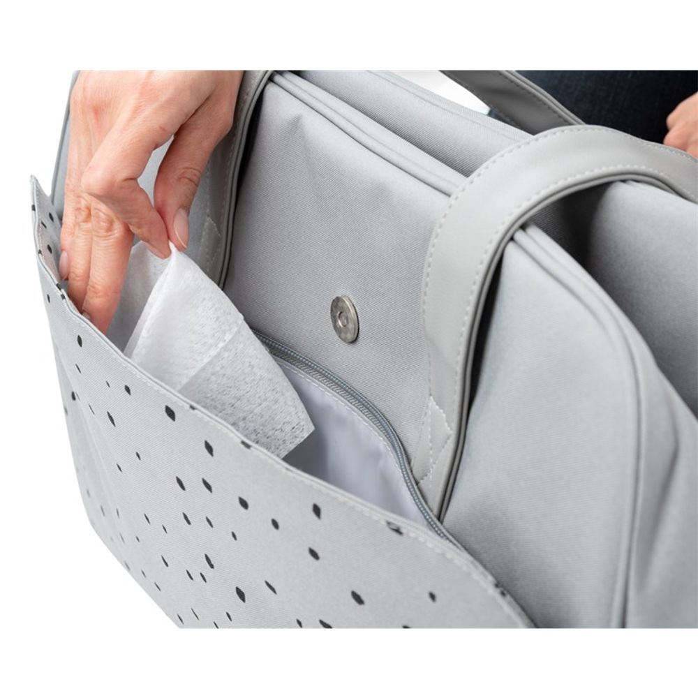 Kikka Boo Torba za mamu Chelsea Dots, Grey slika 7