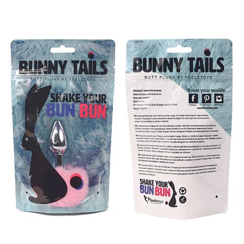 Analni čep FeelzToys - Bunny, ružičasti slika 5