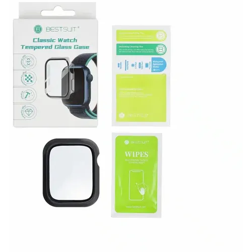 Bestsuit fleksibilna zaštitna torbica sa staklom za Apple Watch Ultra/Ultra 2 49 mm - crna slika 3