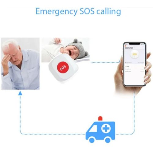 ZIGBEE-CALL BUTTON-SOS02 Gembird RSH Portable Alarm Panic Dugme,sistem za upozorenje slika 3