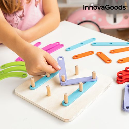 Montessori Drvena Igra za Ispisivanje Brojki i Slova Koogame InnovaGoods 27 Dijelova slika 2