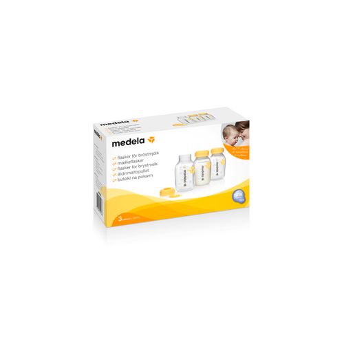 Medela - Breastmilk Bottles 150 ml (3 pcs.) flašica za čuvanje mleka sa poklopcem (3 kom) slika 2