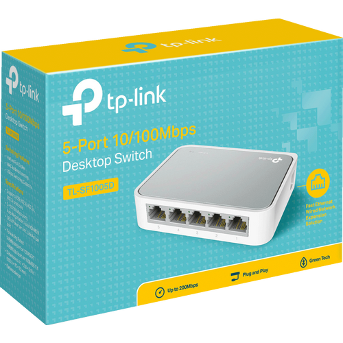 TP-LINK 5-Portni switch, 200Mbps, 10/100M - TL-SF1005D slika 2