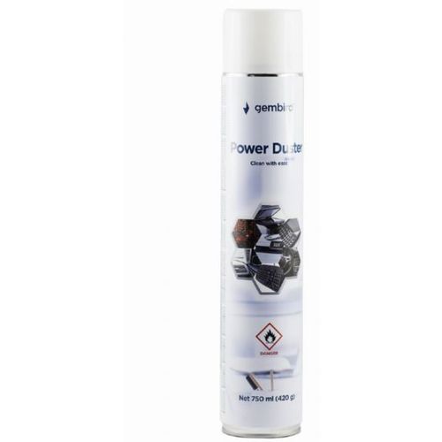 Gembird Compressed air duster (flammable), 750 ml slika 1