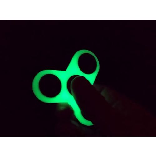 Spinner triangle svetleci u mraku Green slika 2