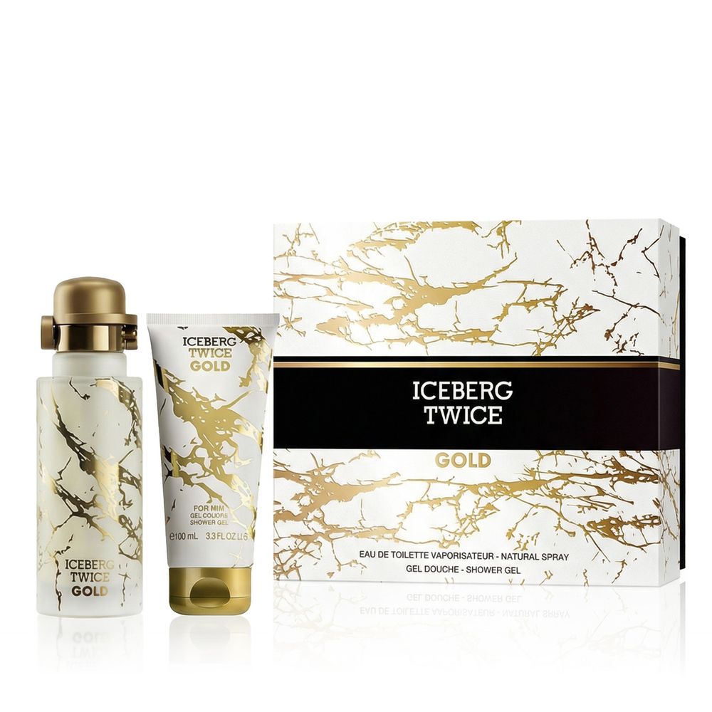 Iceberg Twice Gold EDT 125 ml + SG 100 ml (man) slika 1