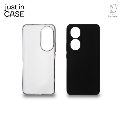 2u1 Extra case MIX paket CRNI za Honor 90 slika 1