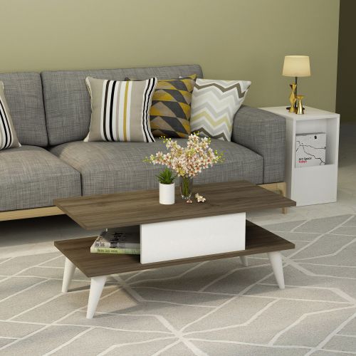 Beta - Walnut, White Walnut
White Coffee Table slika 1