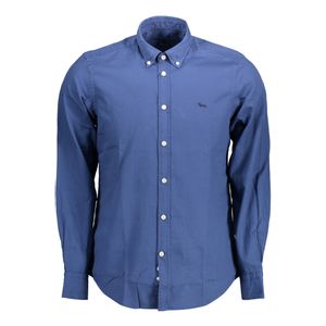 HARMONT &amp; BLAINE MEN'S BLUE LONG SLEEVE SHIRT