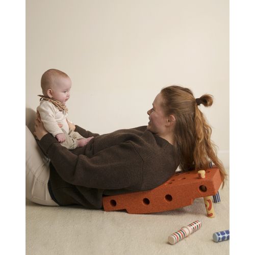 MODU Baby activity set, Burnt Orange / Dusty Green slika 5