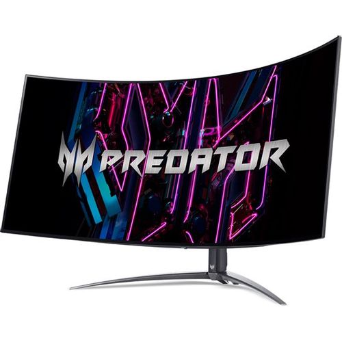 Monitor Acer 44.5" Predator X45bmiiphuzx, UM.MXXEE.001, OLED, 240Hz, DP, HDMI, zakrivljeni  slika 1