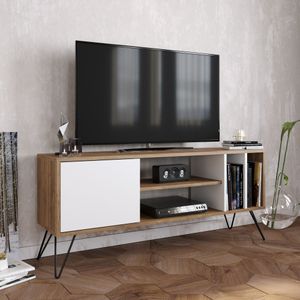 Mistico (140) - TV Stalak od Orahovog Drveta i Bijelog Oraha