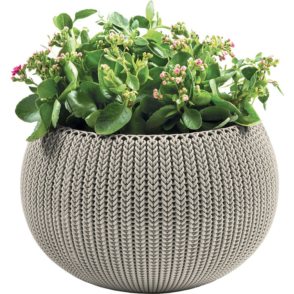 Keter saksija viseca siva 36x36x22cm COZY KETE slika 2