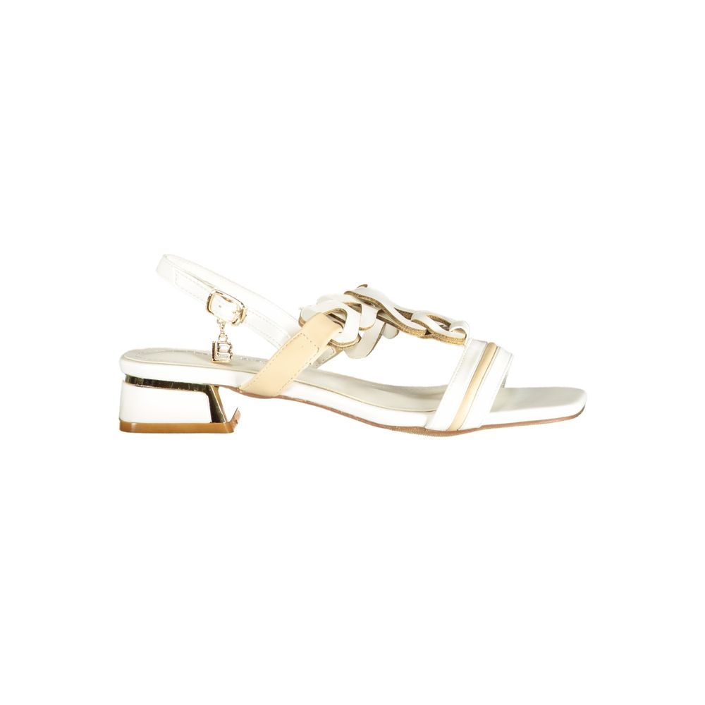 LAURA BIAGIOTTI WOMEN'S WHITE SANDALS slika 1