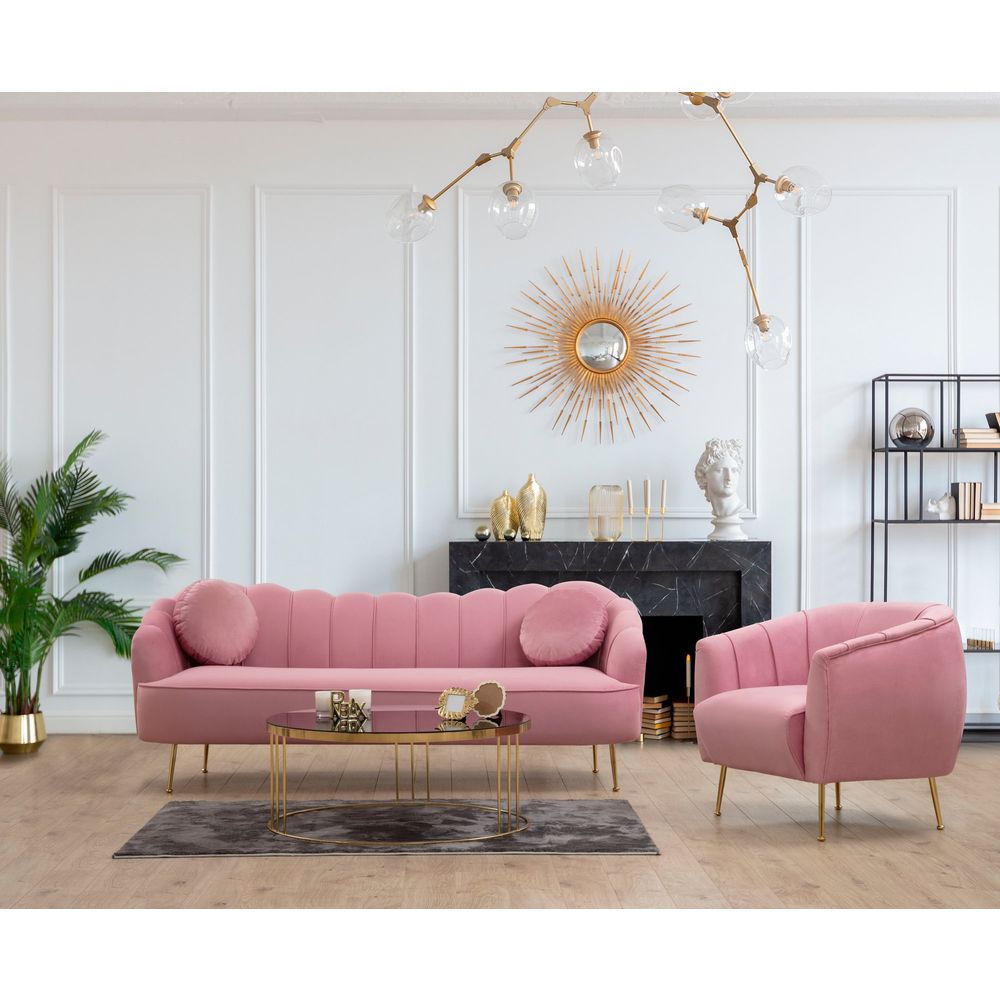 Istiridye - Rose Dusty Rose Sofa za Tri Osobe slika 3