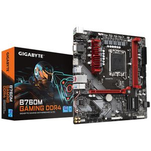 Gigabyte B760M GAMING DDR4 LGA 1700, B760 Chipset, 2x DDR4, Support for the 13th and 12th Gen, Fast Networks：2.5GbE LAN