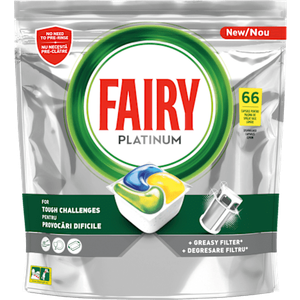 Fairy Tablete za pranje suđa Platinum 66 kom