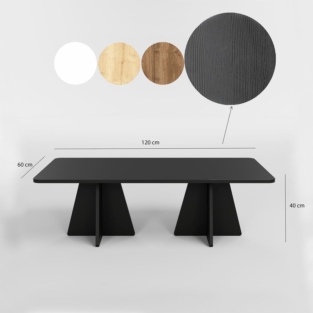 Stol za kafu 'Mushroom - Black Black' slika 5
