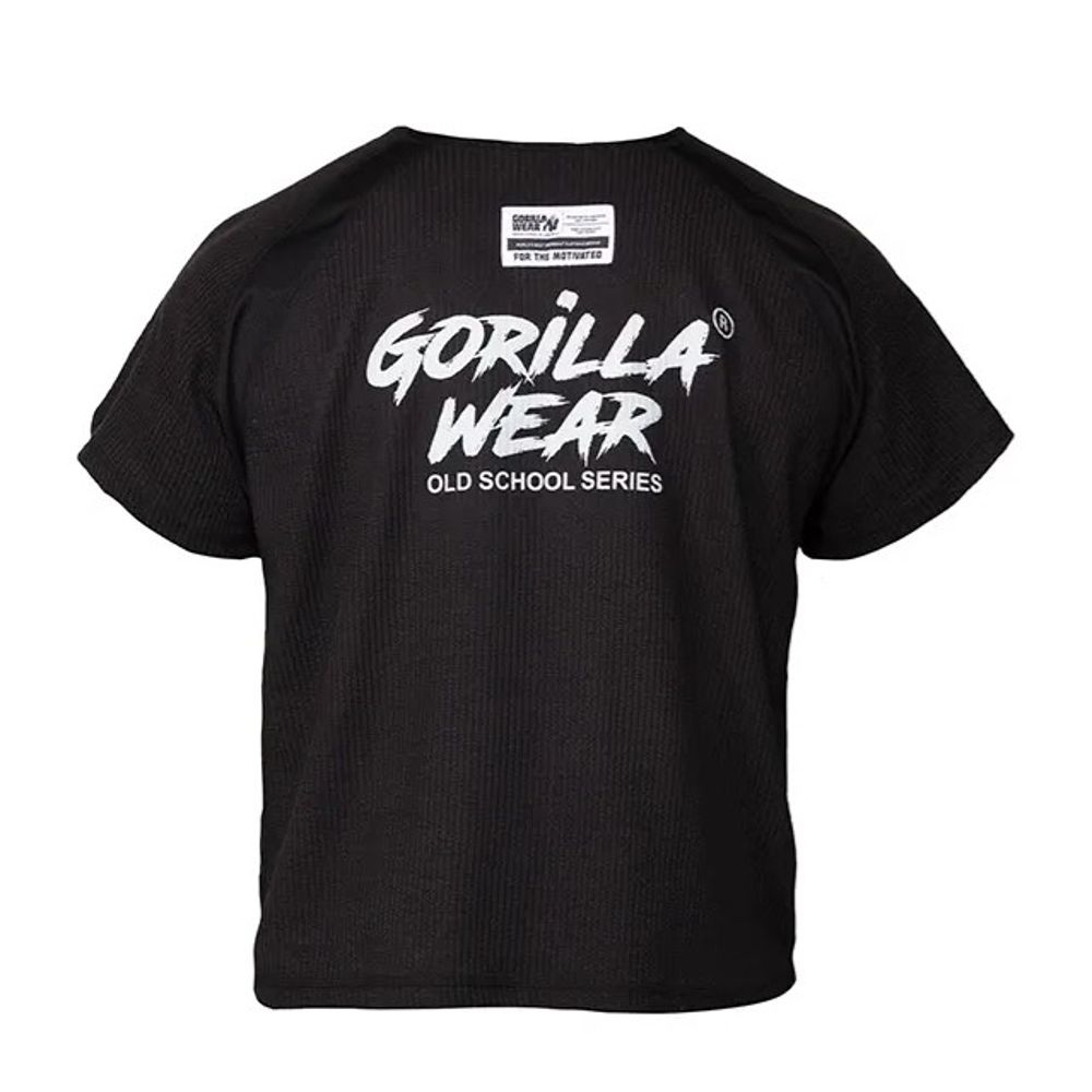 Gorilla Wear AUGUSTINE Old School Majica, Crna slika 6