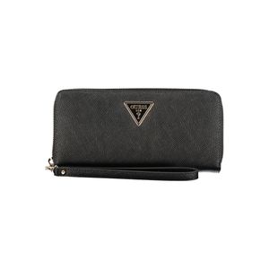 GUESS JEANS WOMEN'S WALLET BLACK