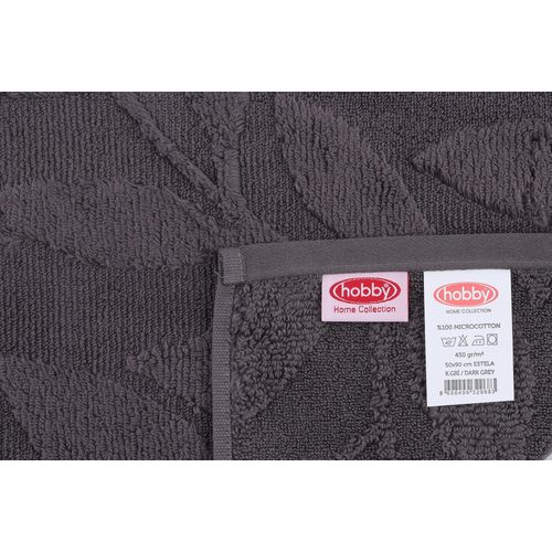 L'essential Maison Estela - Dark Grey Dark Grey Hand Towel Set (2 Pieces) slika 6