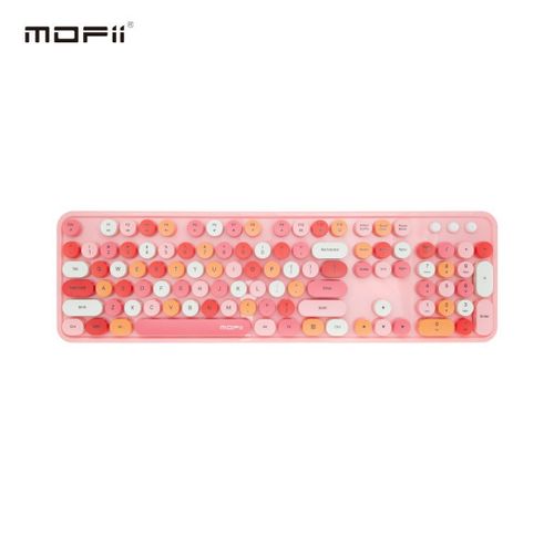 MOFII WL SWEET RETRO set tastatura i miš u PINK boji slika 3