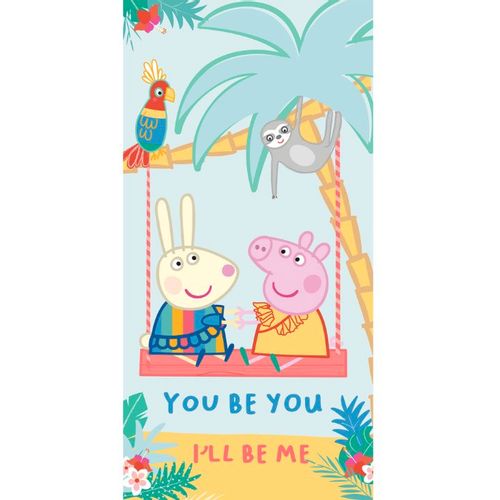 Pamučni ručnik Peppa Pig 70x140cm slika 1