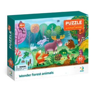 DODO Puzzle Čudesne Šumske Životinje, 60 komada