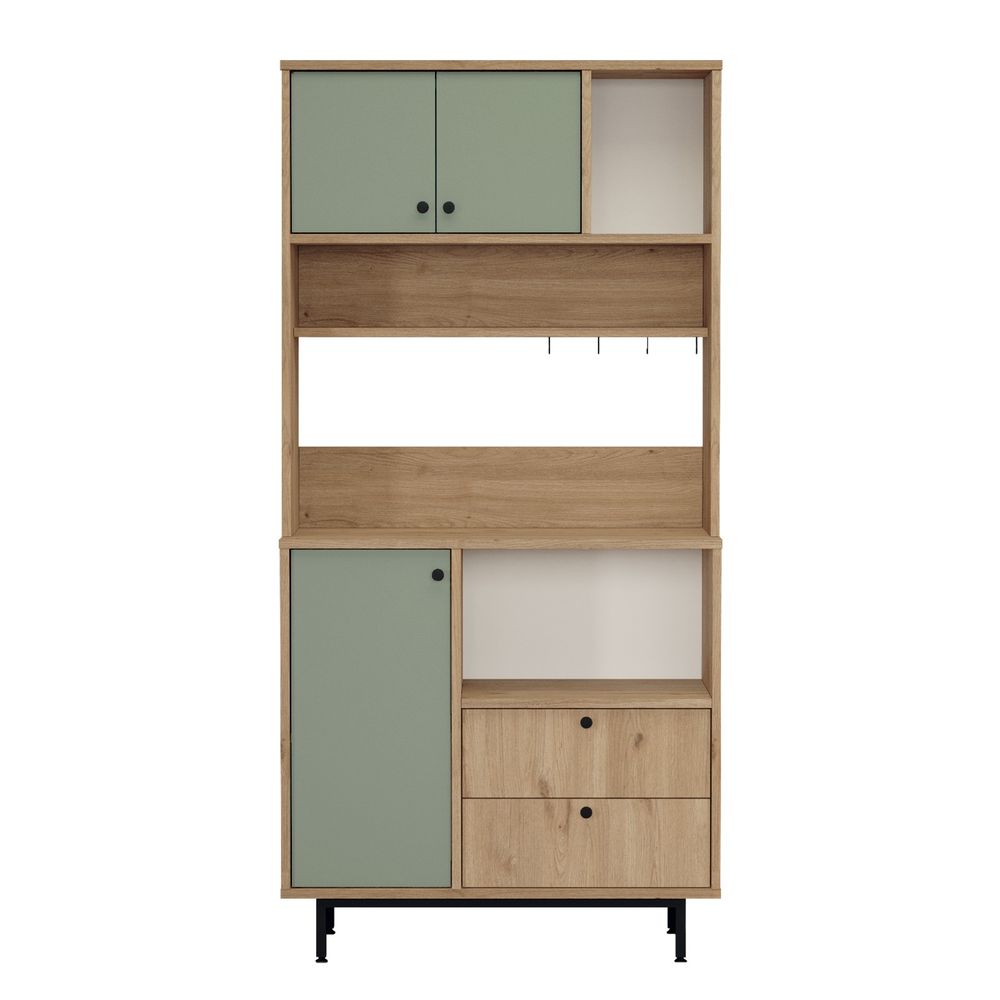 Višenamjenski ormar RE4-SY Oak Green slika 4