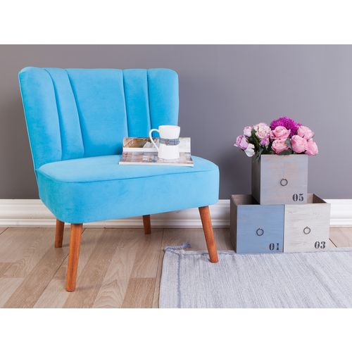 Moon River - Turquoise Turquoise Wing Chair slika 3