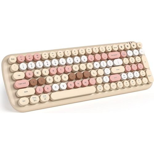 MOFII BT WL RETRO tastatura u MILK TEA boji slika 1