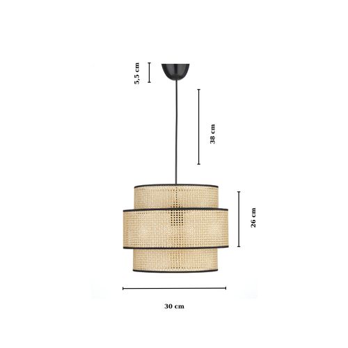 KS-2016 BeigeBlack Chandelier slika 5