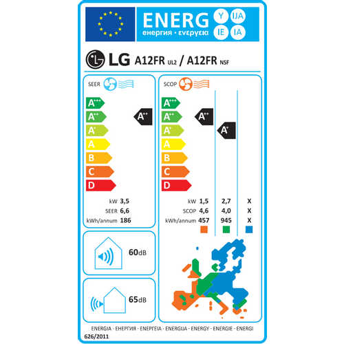 LG inverter klima uređaj A12FT Gallery 3,5 kW slika 6