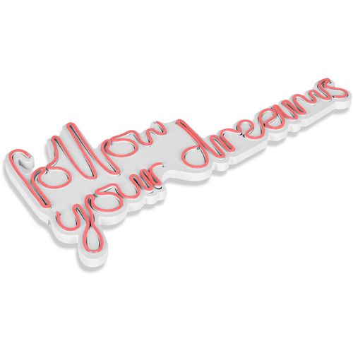 Wallity Zidna dekoracije svijetleća DREAMS, Follow Your Dreams - Pink slika 5