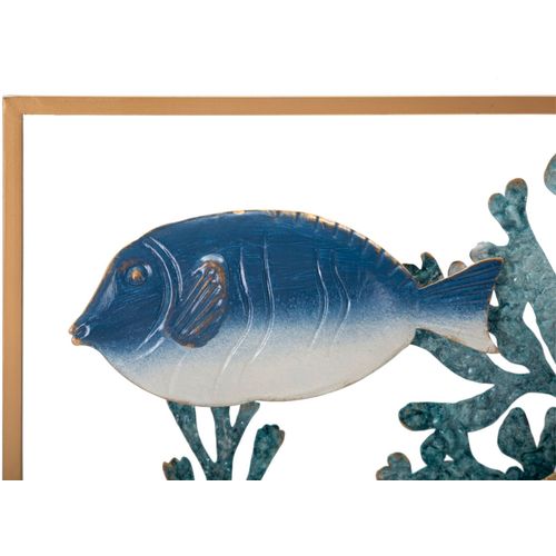 Mauro Ferretti Zidna dekoracija FISH 50,2x3,8x50,2 cm slika 3