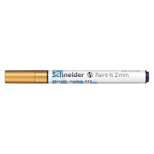 SCHNEIDER Flomaster Paint-It metalik marker  011, 2 mm, zlatni slika 1